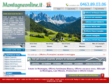 Tablet Screenshot of montagneonline.it